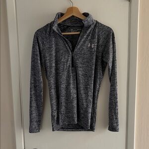 Under Armour Black and Gray Performance Pullover